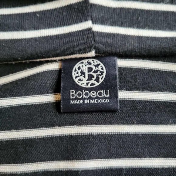 Striped wrap sweater by Bobeau - Picture 4 of 6